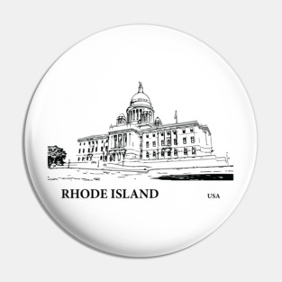Rhode Island State USA Pin
