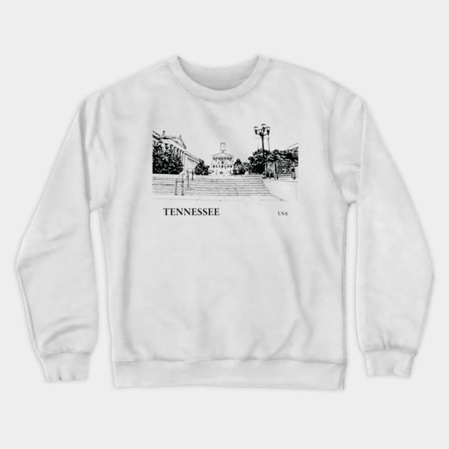 Tennessee State USA Crewneck Sweatshirt by Lakeric