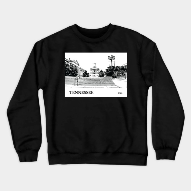 Tennessee State USA Crewneck Sweatshirt by Lakeric