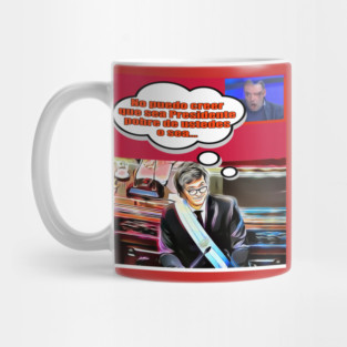 Milei cartoon Mug