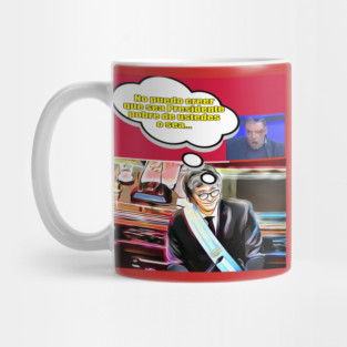 Milei cartoon Mug