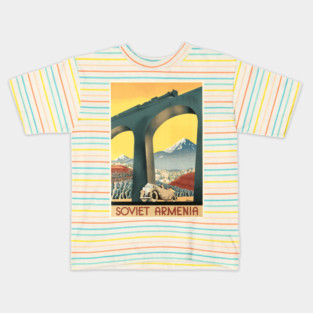 Vintage Travel Poster - Soviet Armenia Kids T-Shirt