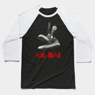 neil young sneakers Baseball T-Shirt