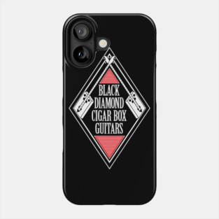 Black Diamond Cigar Box Guitars Australia Phone Case