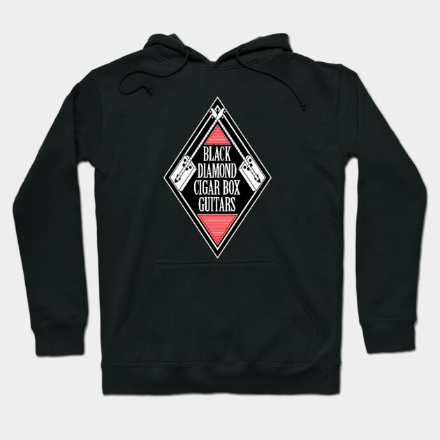 Black Diamond Cigar Box Guitars Australia Hoodie by Timeless Chaos