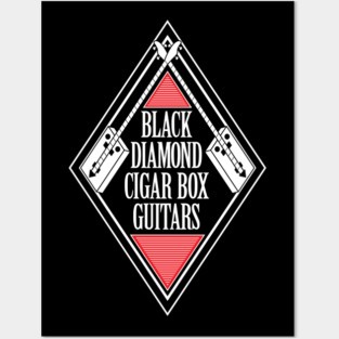 Black Diamond Cigar Box Guitars Australia Posters and Art