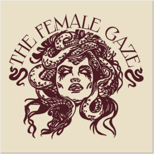 The Female Gaze Medusa Artemis Feminist Mythology Posters and Art
