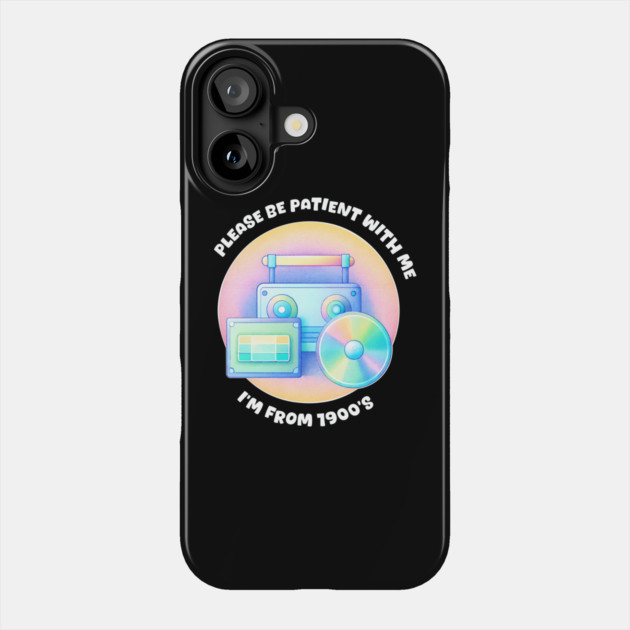 Please be Patient Phone Case by DIGITAL MERCH CREATIONS