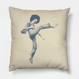 Sally o'malley blue Vintage Pillow