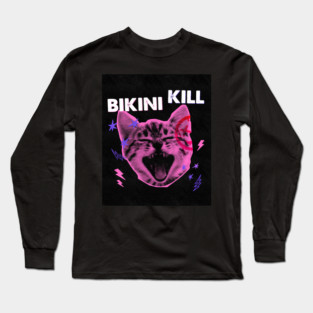 Bikini Kill - Punk Cat Long Sleeve T-Shirt