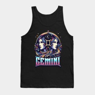 Gemini Zodiac Tank Top