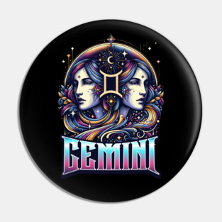 Gemini Zodiac Pin