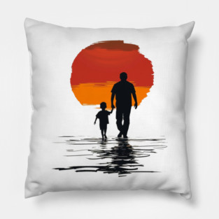 Father and Son- Fathers Day Gift Pillow