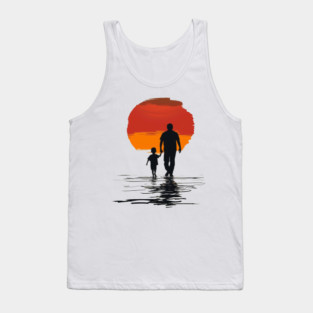 Father and Son- Fathers Day Gift Tank Top