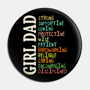Girl Dad Pin