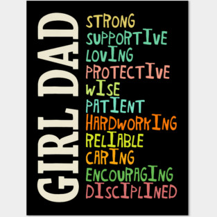 Girl Dad Posters and Art