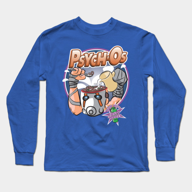Psych-Os Cereal Long Sleeve T-Shirt by GrimWear