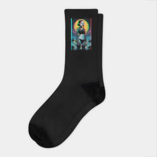 3D Night Swim Wednesday Socks