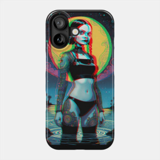 3D Night Swim Wednesday Phone Case