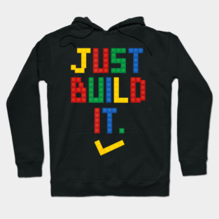 Just Build It Master Builder Building Block Boys Girls Hoodie
