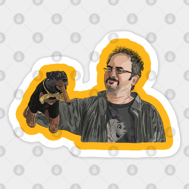 Triumph the Insult Hand Puppet of Robert Smigel Sticker by 51Deesigns