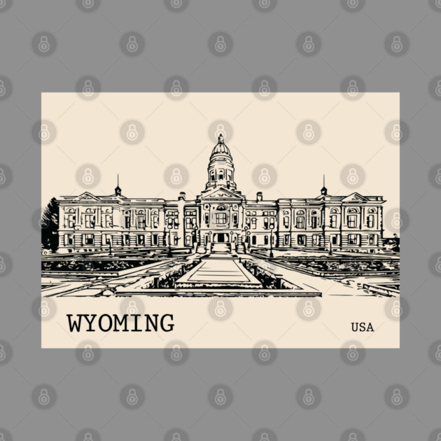 Wyoming State USA by Lakeric