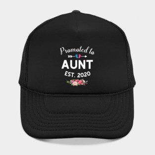 Promoted to Aunt Est 2020 New Auntie To Be Hat