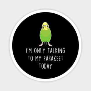 Parakeet Talking To Magnet