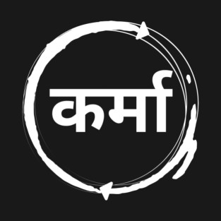 Karma Written in Hindi T-Shirt