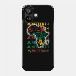 Vintage Juneteenth Vibes Phone Case