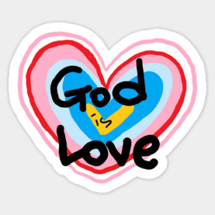 GOD IS LOVE Sticker