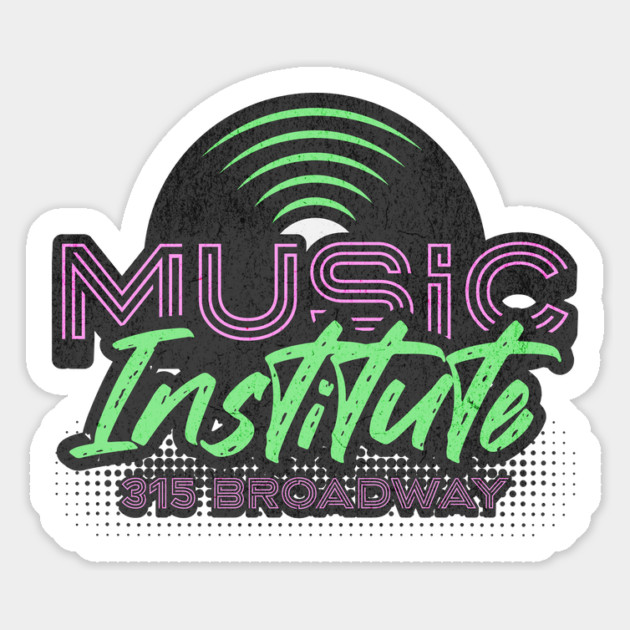 Detroit Techno - Music Institute 315 Broadway Detroit Michigan 80s Magnet by Yesteeyear