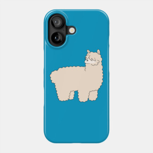 Fluffy Alpaca Phone Case