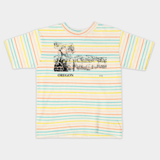 Oregon USA Kids T-Shirt