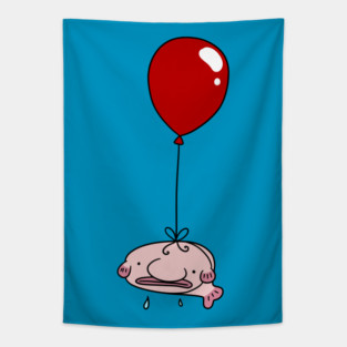 Balloon Blobfish Tapestry