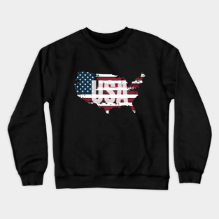 United States Red, White and Blue USA Crewneck Sweatshirt