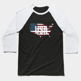 United States Red, White and Blue USA Baseball T-Shirt