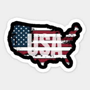United States Red, White and Blue USA Magnet