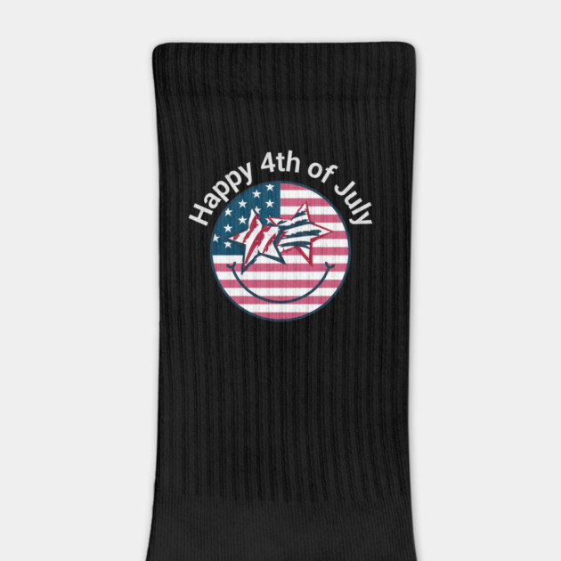 Happy 4th of July Happy Face Independence Day by BirdsnStuff