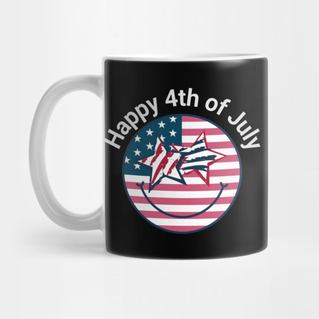 Happy 4th of July Happy Face Independence Day by BirdsnStuff