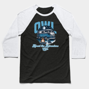 Owl about the Adventure Life Baseball T-Shirt