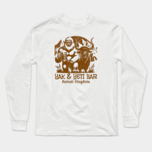 The Yak and Yeti Bar Restaurant in Orlando Asia distressed look Long Sleeve T-Shirt