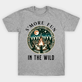 S'More Fun in the Wild Summer text design T-Shirt