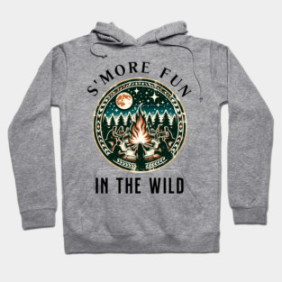 S'More Fun in the Wild Summer text design Hoodie