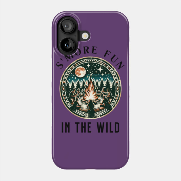 S'More Fun in the Wild Summer text design Phone Case by BirdsnStuff