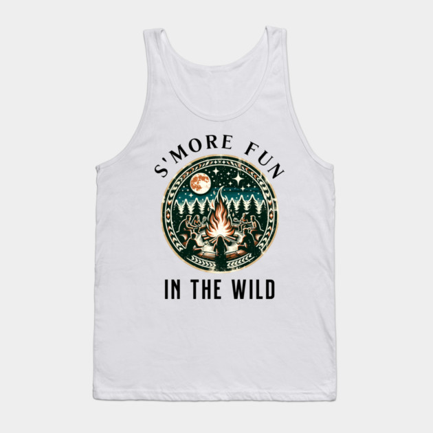 S'More Fun in the Wild Summer text design Tank Top by BirdsnStuff