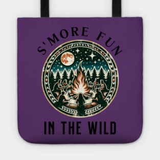 S'More Fun in the Wild Summer text design Tote