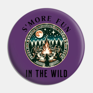 S'More Fun in the Wild Summer text design Pin