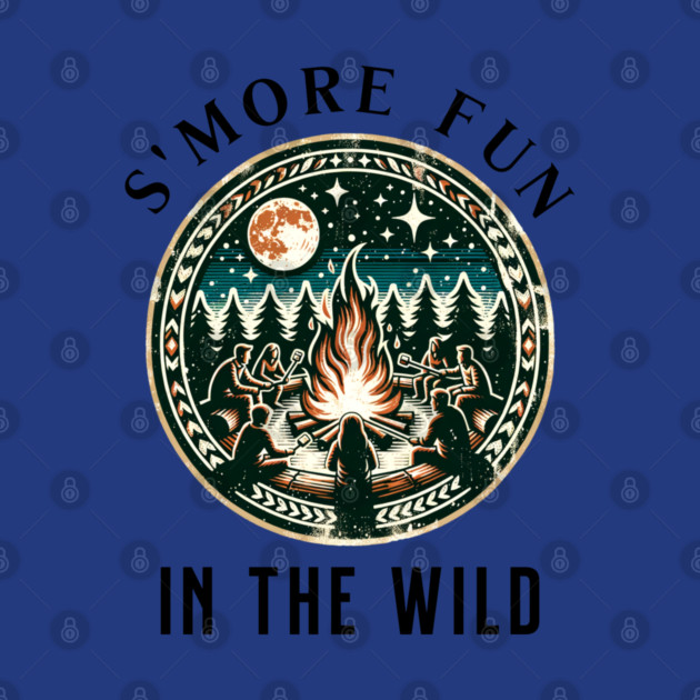 S'More Fun in the Wild Summer text design by BirdsnStuff
