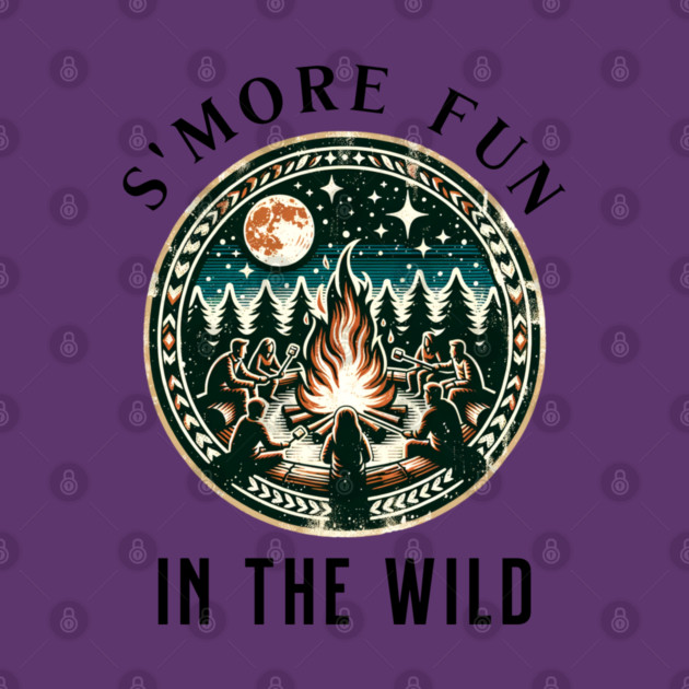 S'More Fun in the Wild Summer text design by BirdsnStuff